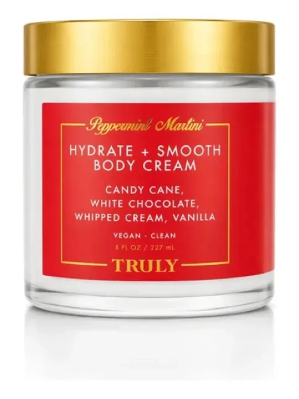 TRULY Hydrate + Smooth Peppermint Martini Body Cream 4fl oz